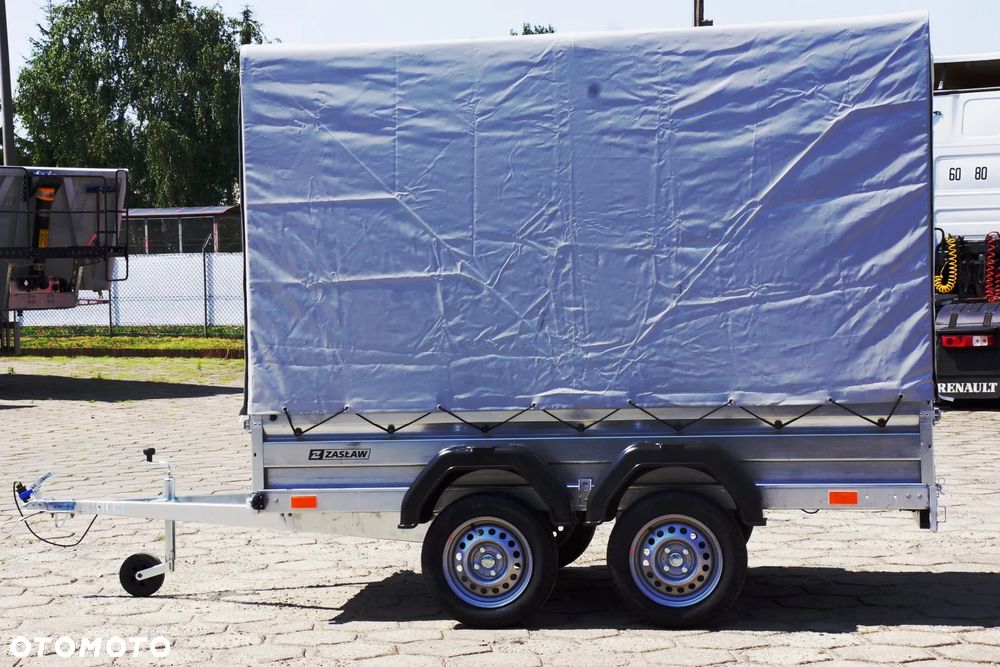 Zaslaw 2 osie, przyczepa towarowa MOCNA I SOLDNA DMC 750 KG - 30