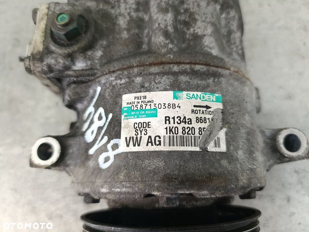 POMPA, SPRĘŻARKA KLIMATYZACJI VW GOLF PLUS I PXE16 SANDEN 2.0 TDI - 7