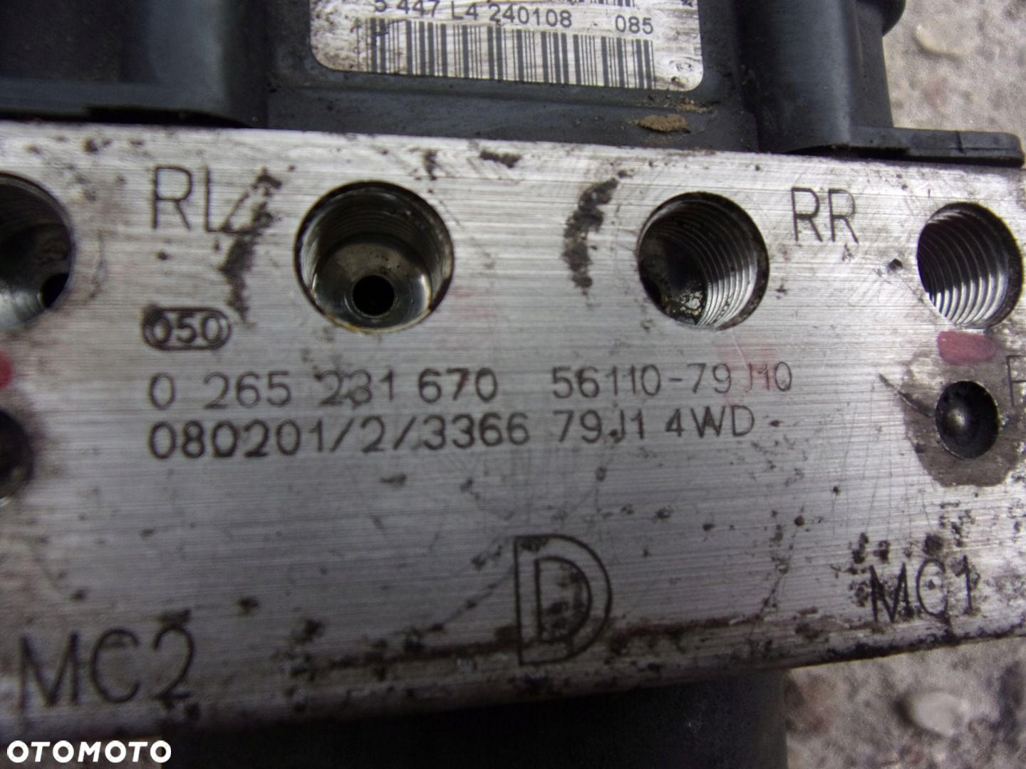 FIAT SEDICI SUZUKI SX4 POMPA ABS 56110-79J10 - 3