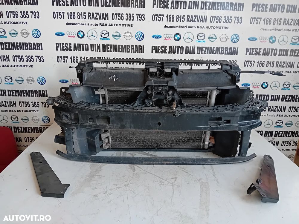 Trager Calandru Fata Complet Radiatoare Armatura GMV Vw Passat B8 2.0 Tdi Automat 2014-2020 Motor DFG - 2