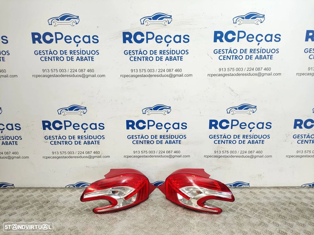 Farolins traseiros trás esquerdo direito LED originais Peugeot 208 Mk1 Fase 1 de 2012 a 2015 - 13