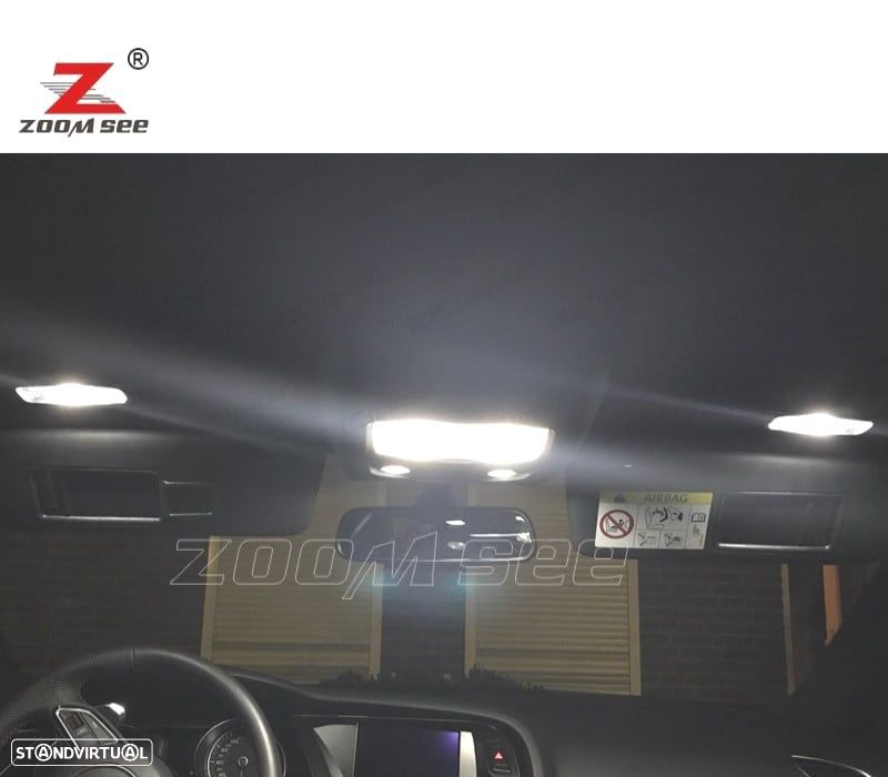 KIT COMPLETO DE 20 LÂMPADAS LED INTERIOR AUDI A5 S5 RS5 SPORTBACK 09-15 - 5