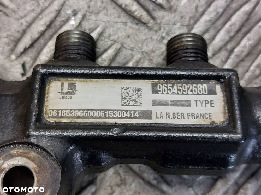 LISTWA WTRYSKOWA + CZUJNIK CITROEN C3 I 1.4 HDI 9654592680 9655465480 - 3