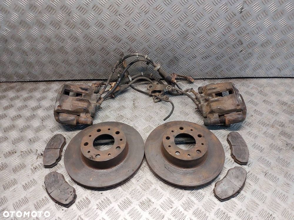 TARCZE HAMULCOWE PRZÓD + KLOCKI + ZACISKI PEUGEOT BOXER I LIFT - 1