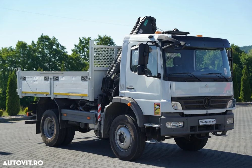 Mercedes-Benz ATEGO 16.24 / 4X4 / BASCULATOR + HDS HIAB 111 BS-2 / TELECOMANDĂ / ROTATOARE / MANUALĂ - 13