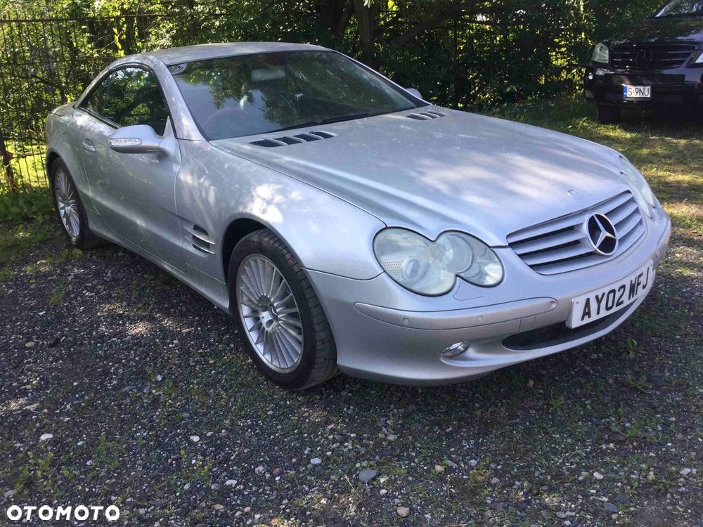 Maska Zderzak Reflektory Błotniki Wzmocnienie Belka Pas Przedni Lampy Mercedes SL500 SL350 R230 - 19