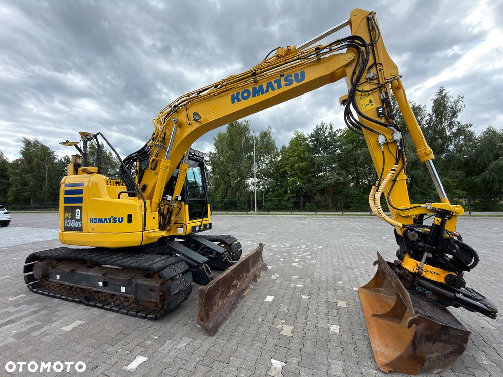Komatsu PC138US|6900mtg| Rototilt ze szczypcami | GPS 3D Trimble | gumowa klepka | - 6