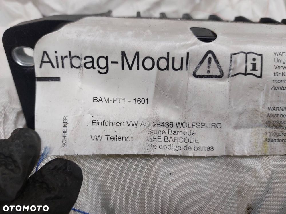 PODUSZKA KIEROWCY MODUŁ AIRBAG STRZELONE GOLF VI 5C0959655C 1KM880201 - 5