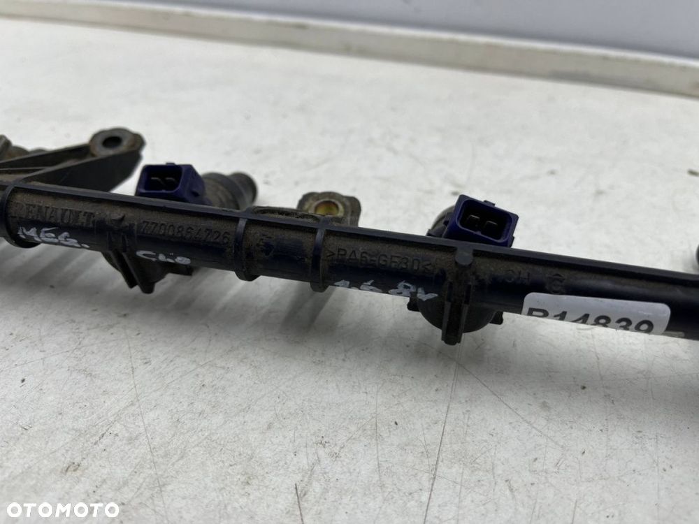 Listwa wtryskowa Renault Scenic I Clio II Megane I 1.6b 8v benzyna 96-03r. wtryski 7700864726 - 7