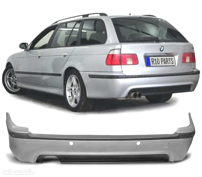PÁRA-CHOQUES TRASEIRO BMW E39 TOURING PDC LOOK M - 1