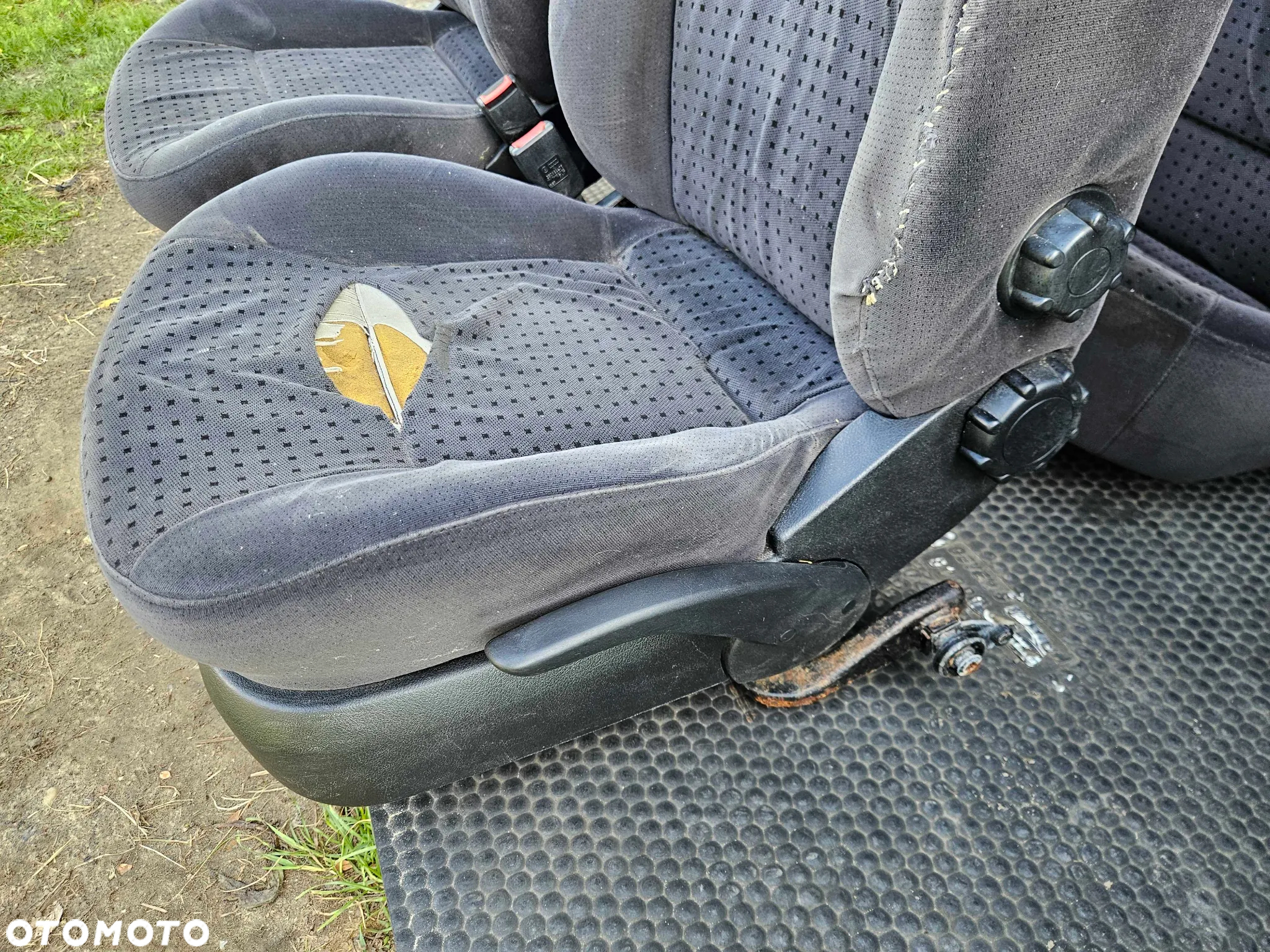 Fotele Fotel Siedzenie Kanapa Podlokietnik Oparcie Welur VW Passat B5 Przed Lift 1997r Komplet - 9