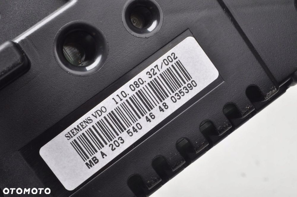 MERCEDES W203 LICZNIK ZEGARY A2035404648 ANGLIK - 9