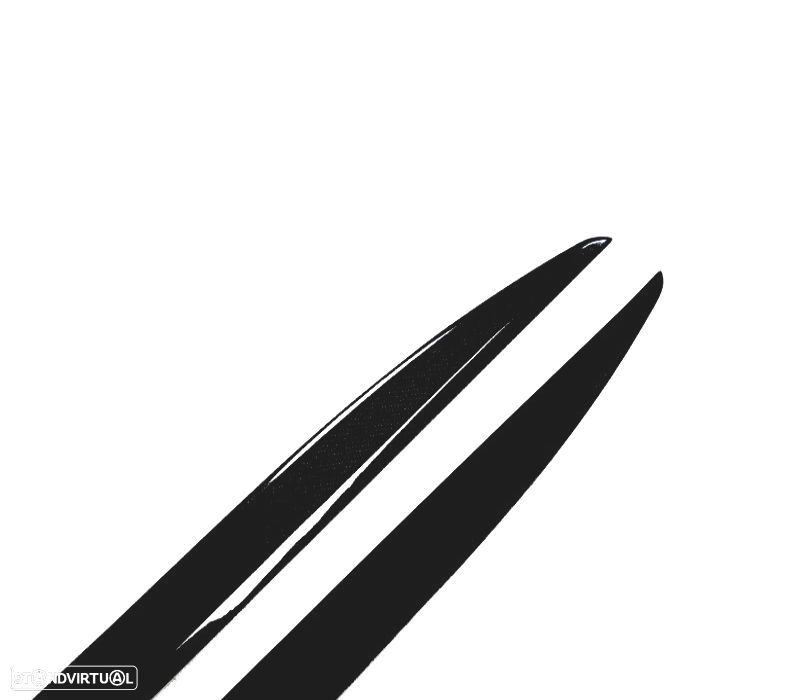 FRISOS LATERAIS INFERIORES BMW G22 20- LOOK M PERFORMANCE PRETO BRILHANTE - 2