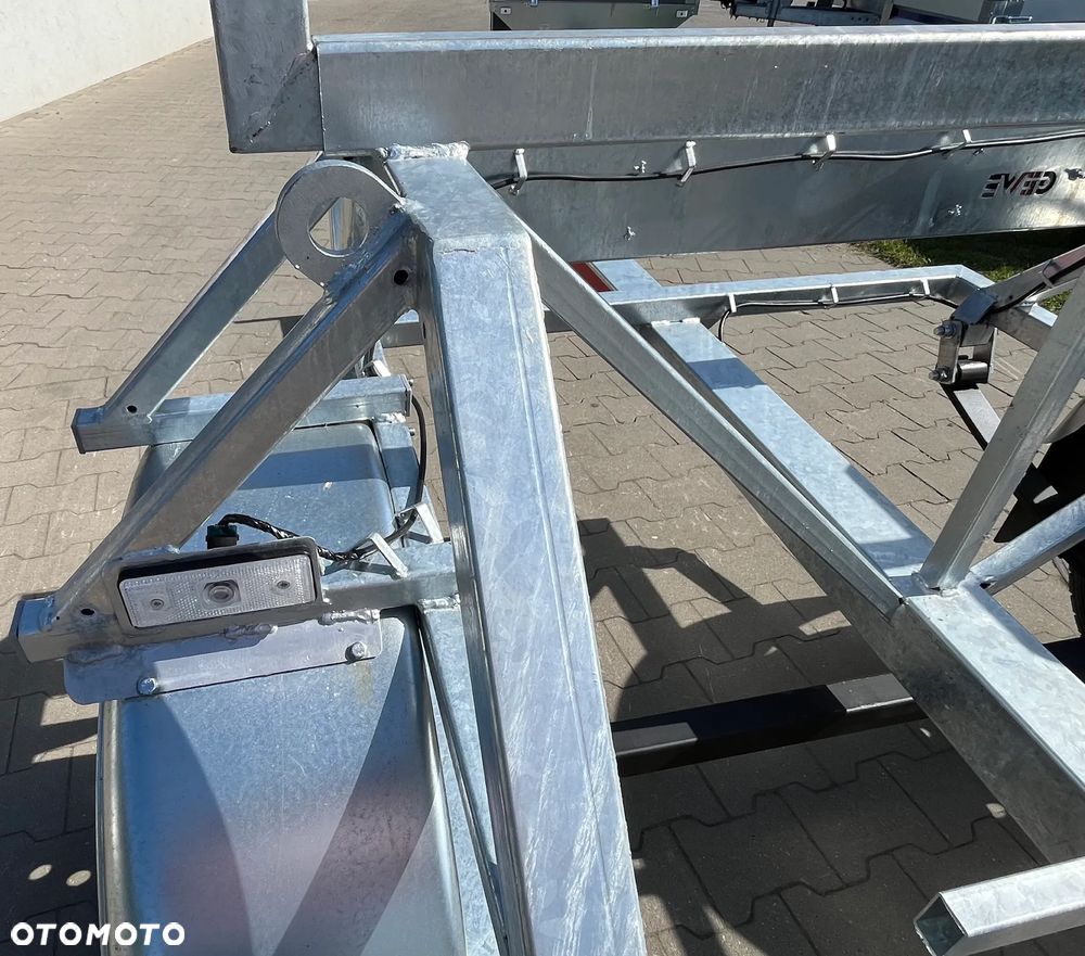 GEWE Przyczepa dłużyca kłonicowa GEWE typ P0750 8 m DMC: 750 kg - 4