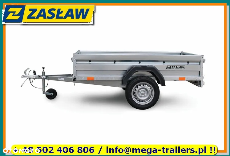 Zaslaw Przyczepa Samochodowa DMC do 750 KG BURTY UCHYLNE OCYNK !!! - 9