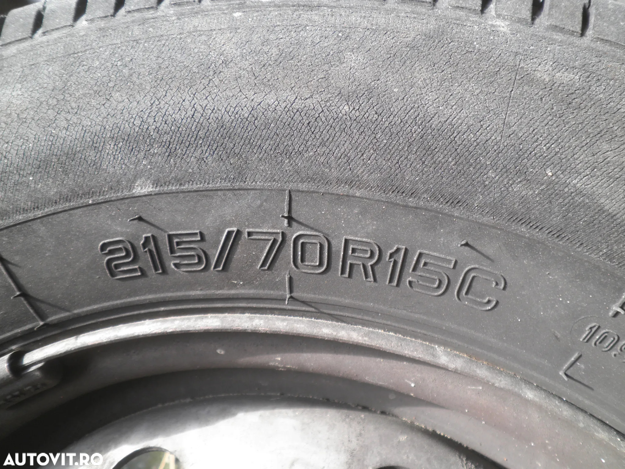 Jante 15" + anvelope Peugeot Boxer , Citroen Jumper, Fiat Ducato, 2010 215/70/R15 - 3