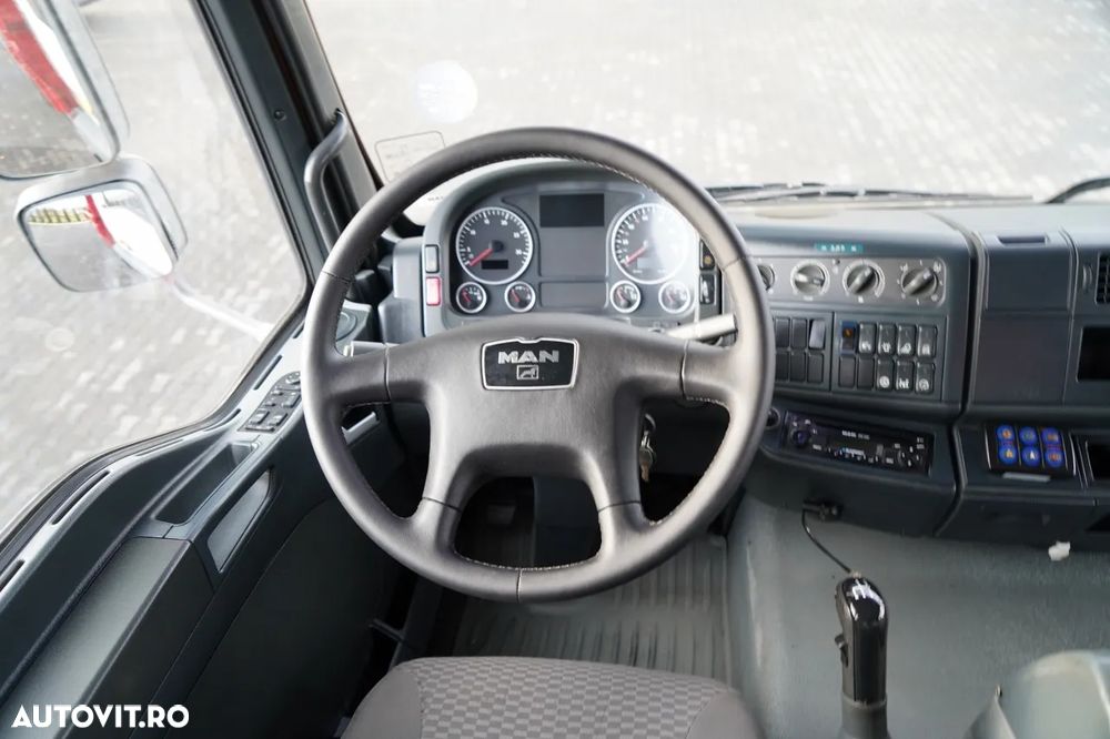 MAN TGA 18.360 / 4X4 / BASCULĂ CU 2 LATE / CLAPETĂ HIDRAULICĂ / LATERALĂ HIDRAULICĂ / SUPPORT FRONTAL / SPECIAL / MANUAL - 28
