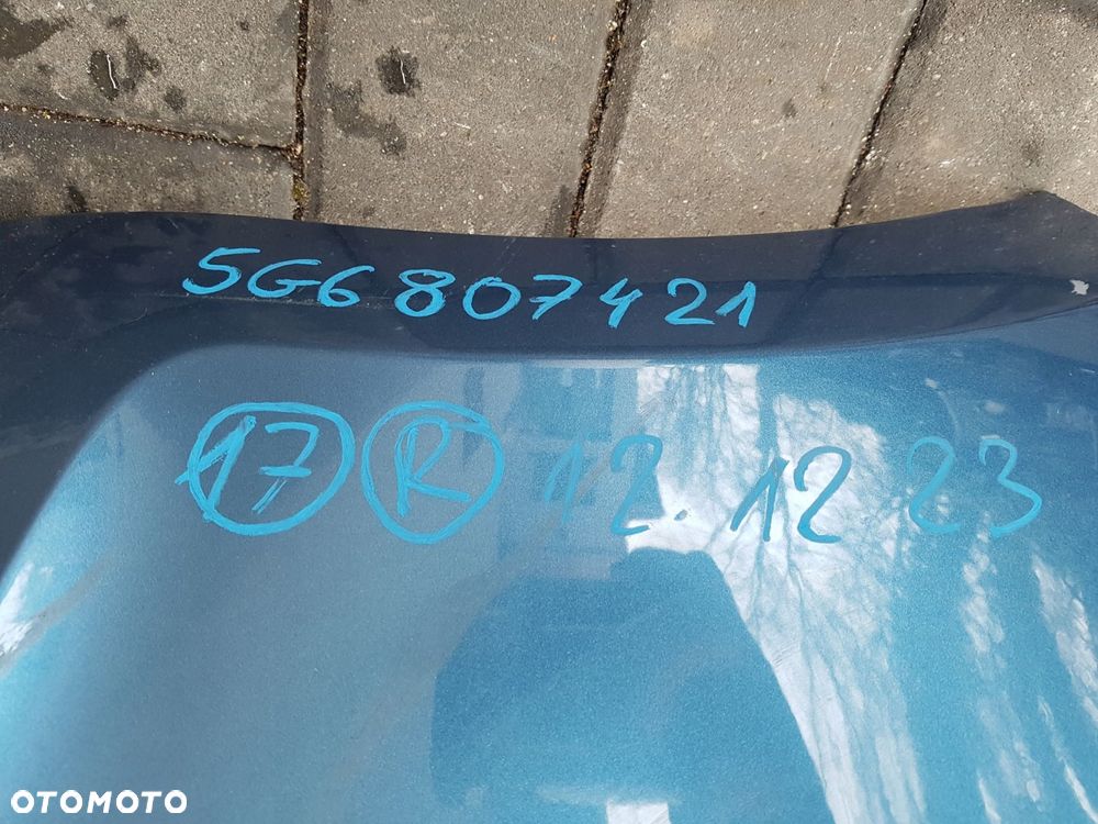 vw golf 7 hb zderzak tył 5g6807421 4 pdc - 8