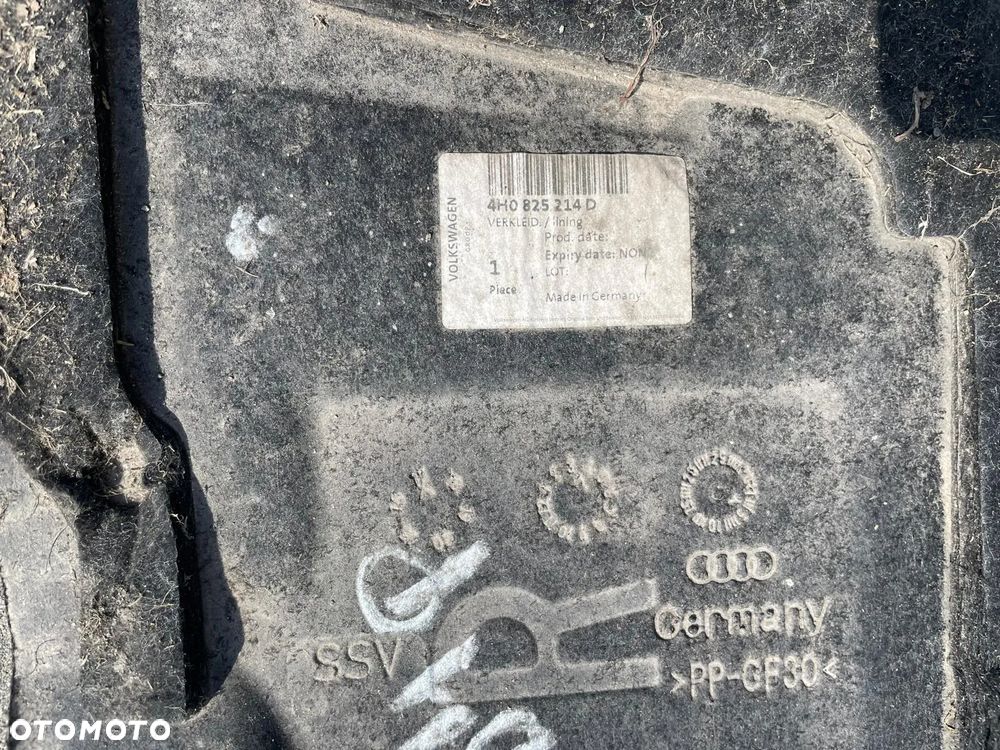 AUDI A8 D4 3.0 TDI OSŁONY PODWOZIA KOMPLET 4H0825206A 4H0825205B - 8