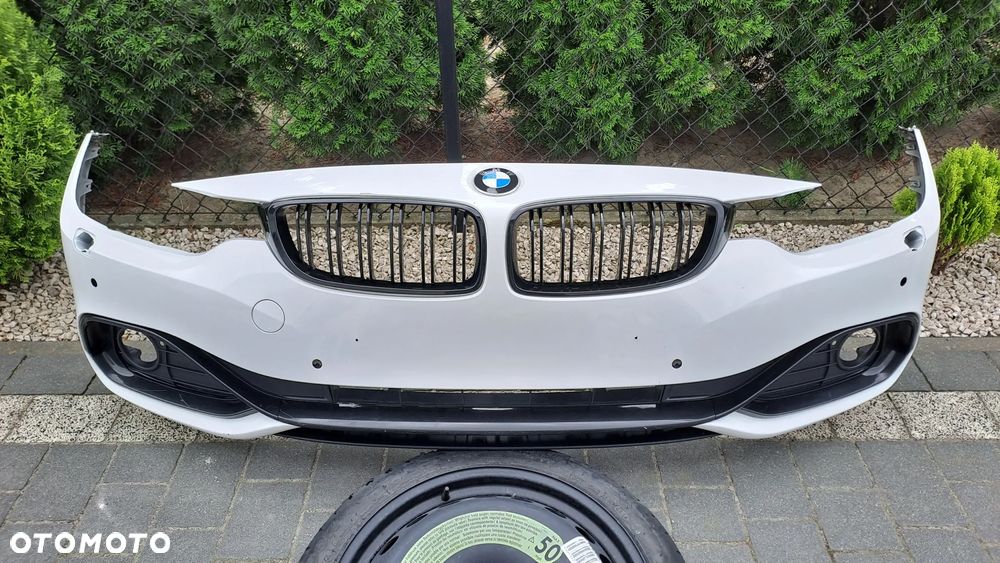 BMW F32 F33 F36 14-17 ZDERZAK PRZÓD PRZEDNI SPRYSKI PDC - 1