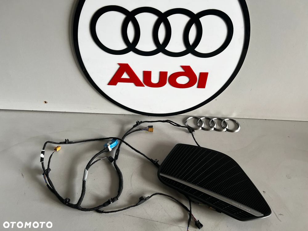 KRATKA GŁOŚNIKA DRZWI PRAWY PRZÓD AUDI A4 B9 8W BANG & OLUFSEN LED IDEALNA Z INSTALACJĄ - 1