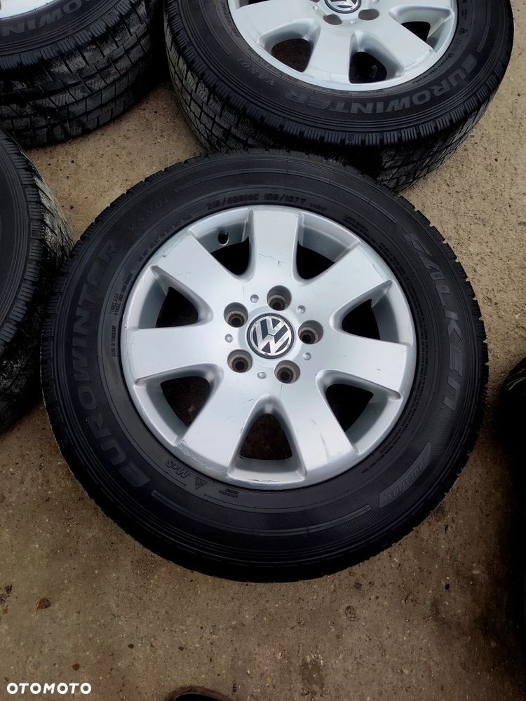 5x120 Felgi Aluminiowe Alufelgi Oryginalne 16 C 16C Koła Zimowe Zima VW T5 T6 Transporter Caravelle Legnica ALU-RAD 215/65 7,5mm - 5