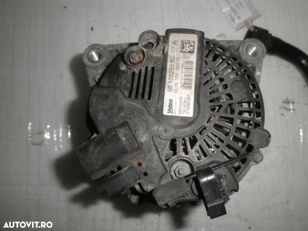 Alternator Citroen C4 Cactus , C3, Peugeot 308, 1.6 HDI 9810525380 - 2