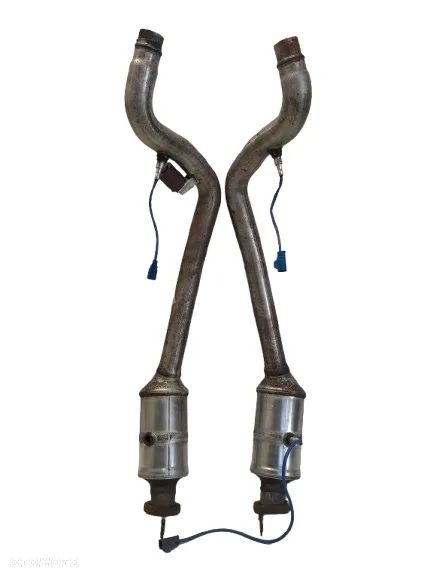 JAGUAR XJR XJ-R X351 5.0 SC KATALIZATOR RURA FILTR  SONDA LEWA PRAWA KOMPLET ORYGINAŁ - 1