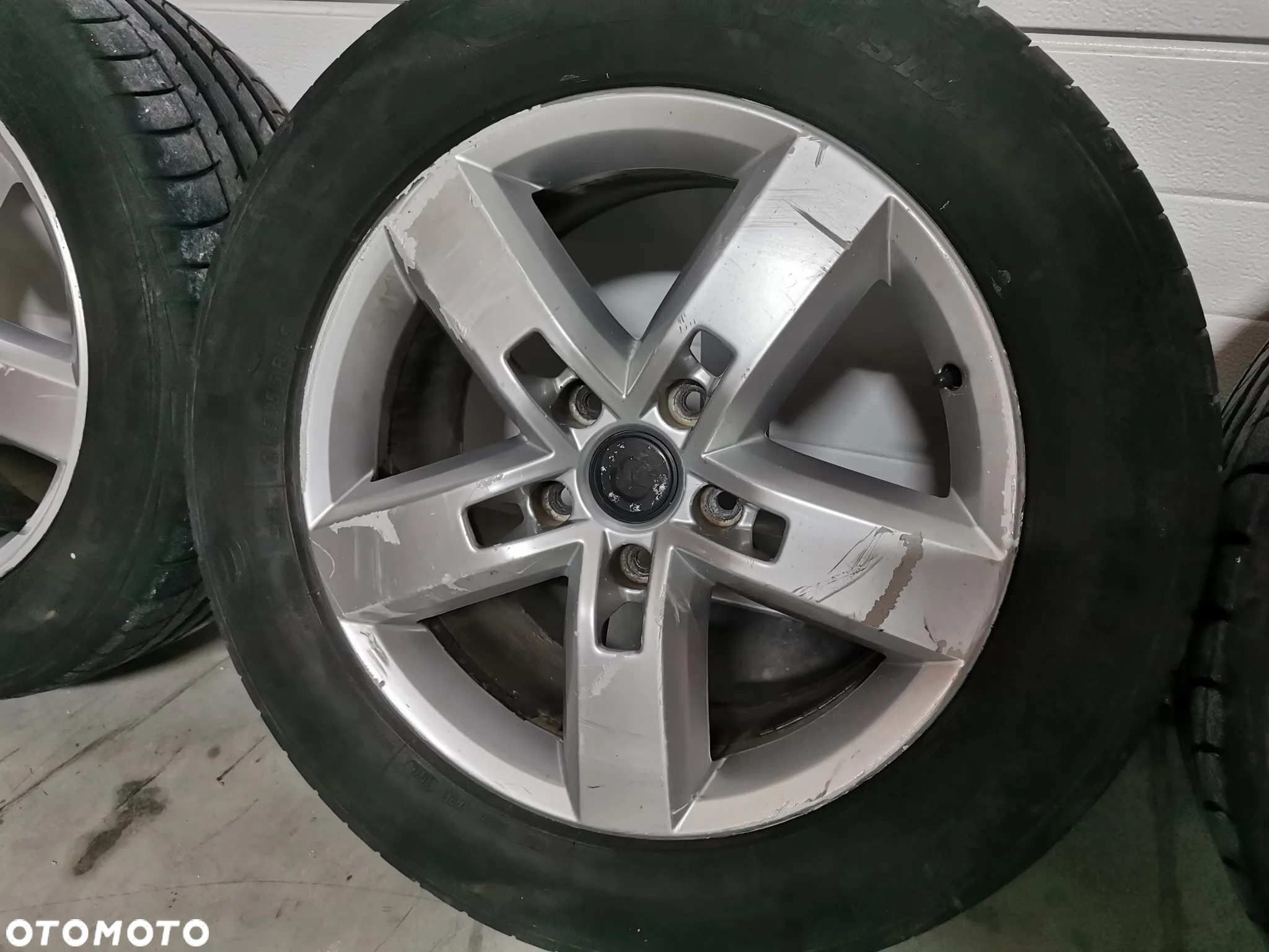 VW TOUAREG 7P FELGI KOLA 5X130 19 255/55 R19 CALY KOMPLET Z OPONAMI 7P6601025D 7P6601025 D - 4
