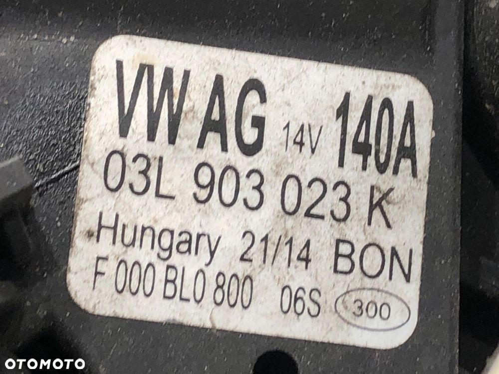 ALTERNATOR - 149.00 PLN - VW GOLF VII Variant (BA5, BV5) 2013 - 2022 2.0 TDI 110 kW [150 KM] olej - 5