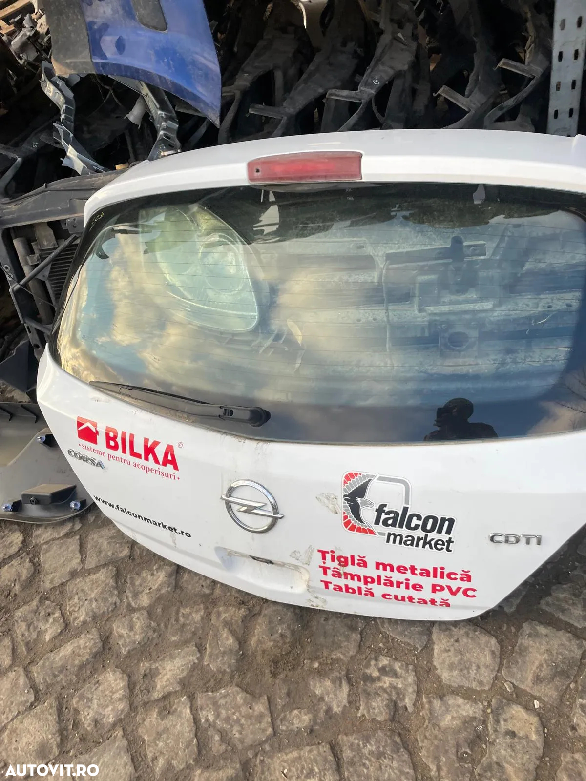 Haion portbagaj cu geam luneta spate Opel Corsa D 2008 - 4