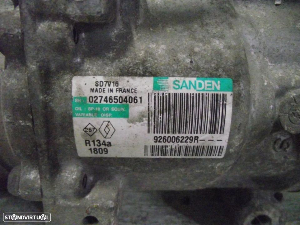 Compressor de Ar Condicionado Dacia Sandero 1.5 Dci - 2010 - CAC82 - 4