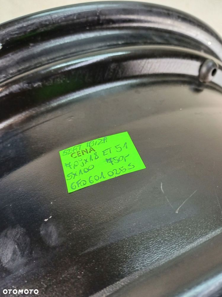 felga aluminiowa seat ibiza 7jx18 et51 5x100 6f0601025s - 12