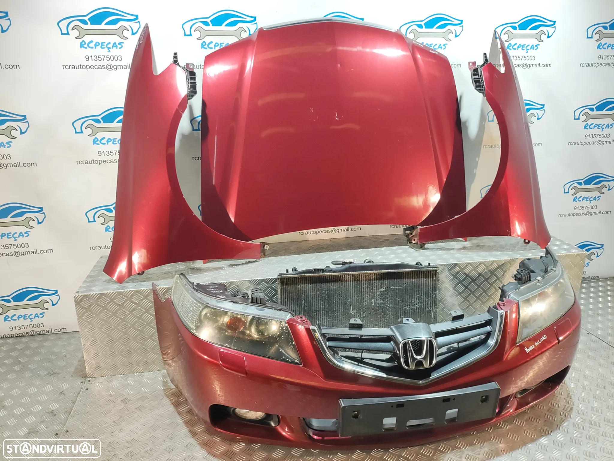 FRENTE COMPLETA HONDA ACCORD 7 VII MK7 CAPOT PARACHOQUES GUARDA-LAMAS OTICAS RADIADOR VENTILADOR - 2