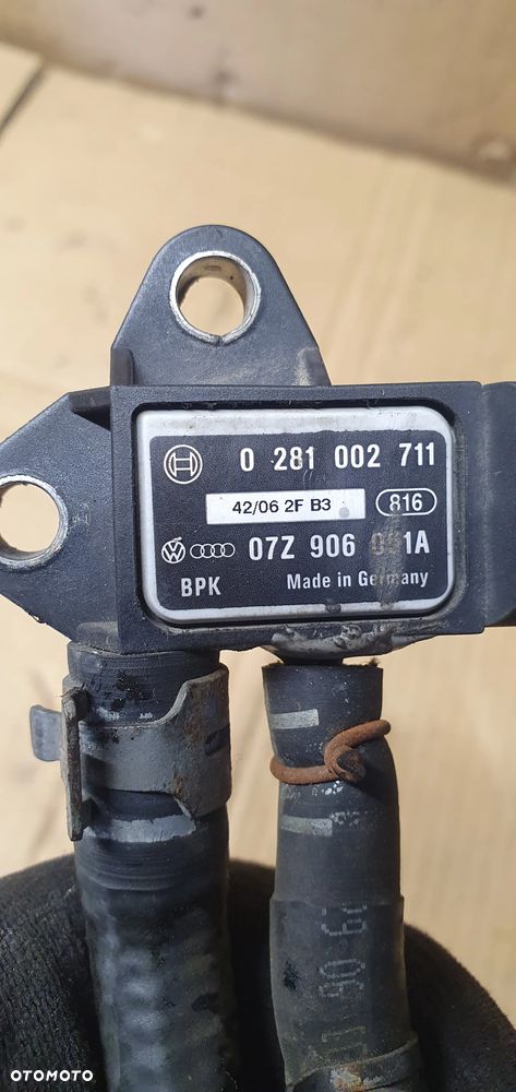 Czujnik ciśnienia spalin Audi A6 C6 2.7 TDI 07Z906051A - 6