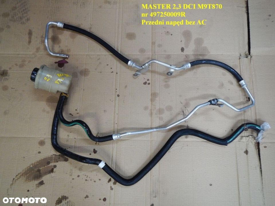 MASTER 2,3 DCI M9T nr 497250009R kompletny przewód wspomagania