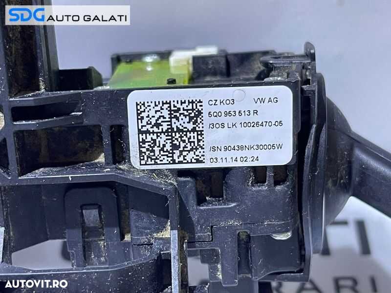 Maneta Stergator Stergatoare Semnalizare Tempomat Pilot Automat VW Golf 7 2013 - 2017 Cod 5Q0953513R - 6