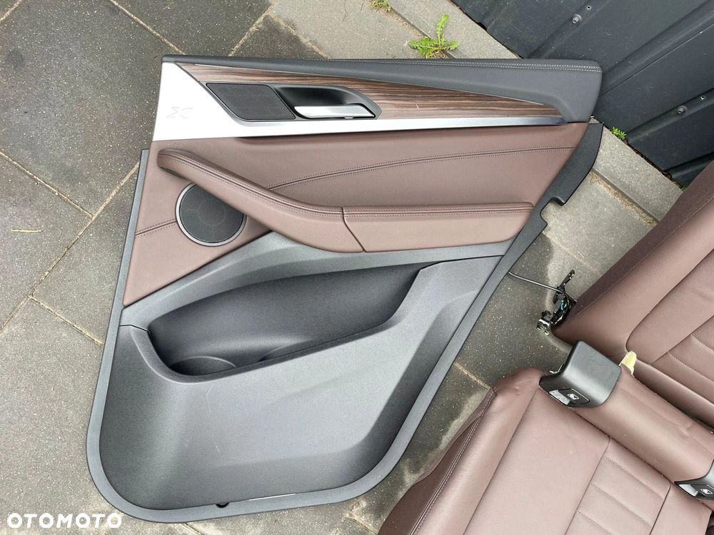 FOTELE TAPICERKA BMW iX3 G08 SKÓRA VERNASCA MOKKA GRZANE PRZÓD TYŁ - 12