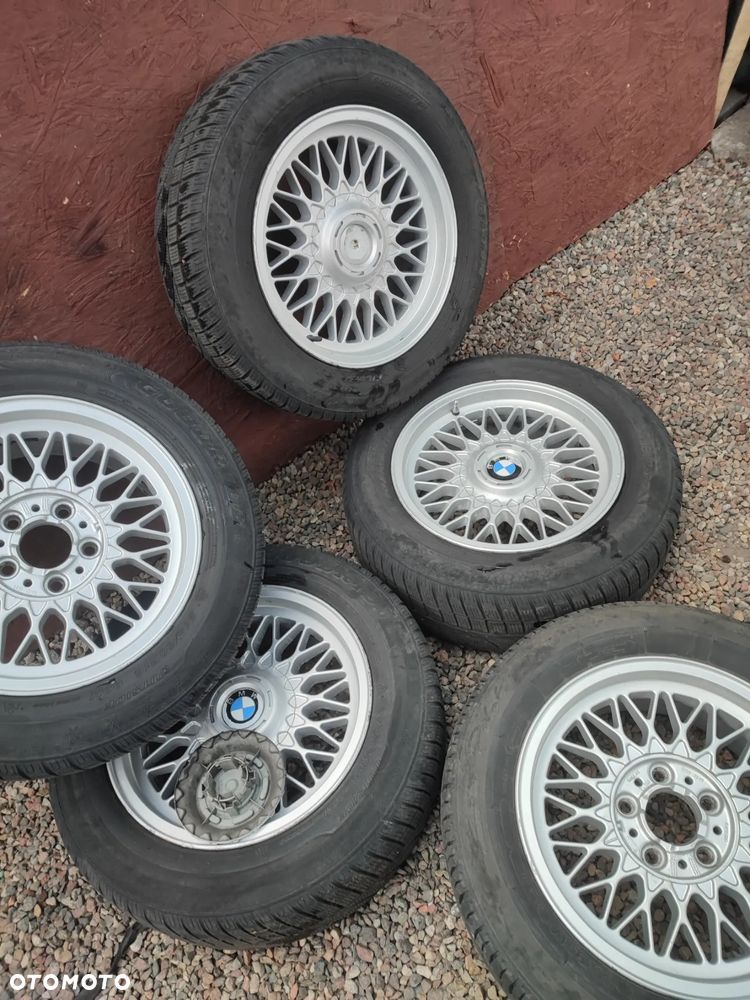 BMW  E39 / E46 / E38 / E36 / E34 / E32 / E60 / ITP. ORYGINALNY KOMPLET FELG STYLING 5 ( 4 SZTUKI + 1 ZAPASÓWKA ) + DEKIELKI W ROZMIARZE 16 CALI 7J ET20 O NR. 36 11 1 092 336 OEM W DOBRYM STANIE + OPONY GRATIS POD PROJEKT / M5 / RARYTAS - 30