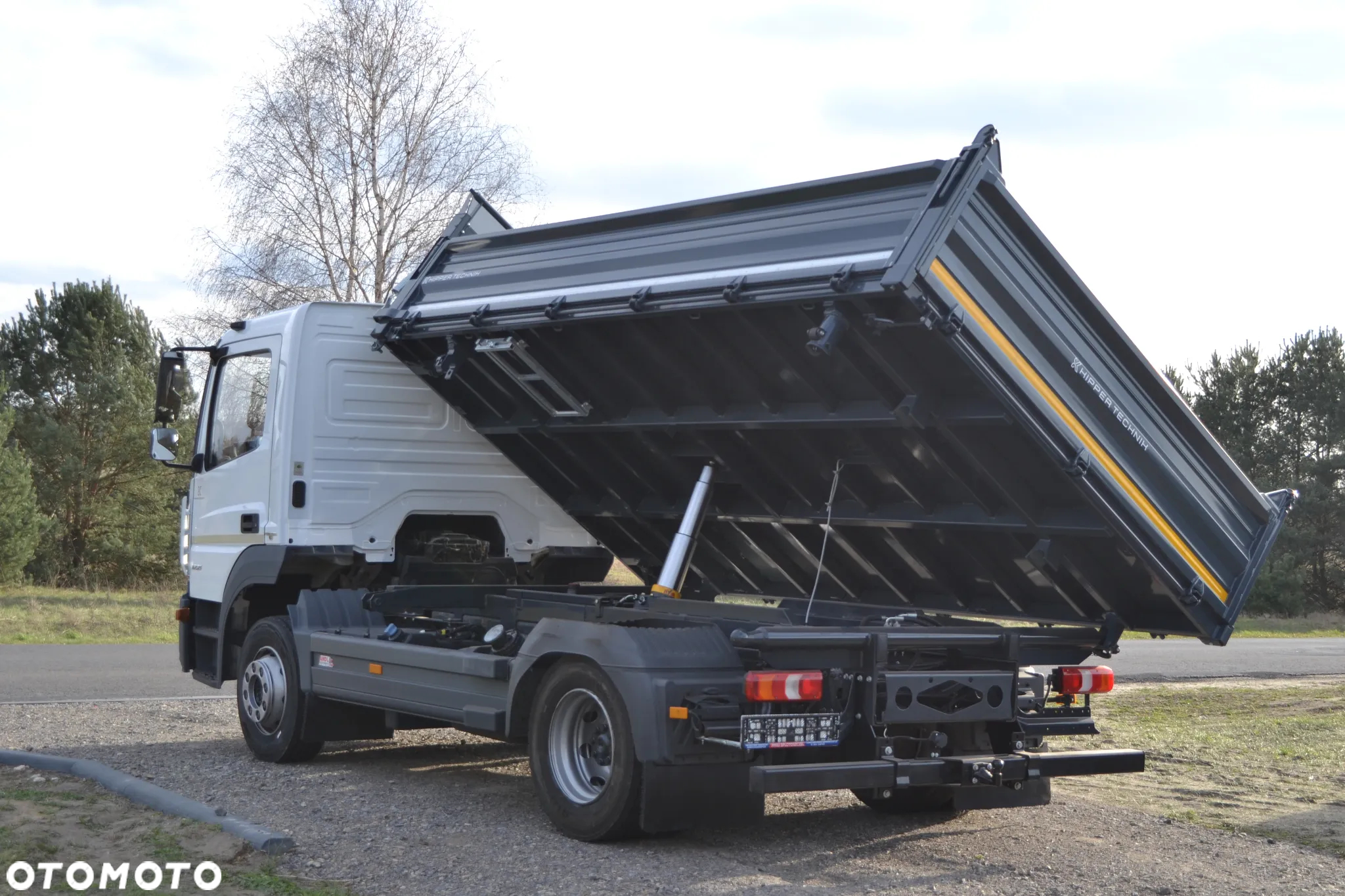 Mercedes-Benz Atego 1221 1224 Nowy 3-stronny WYWROT Kiper WYWROTKA Manual Blokada mostu TGL TGM - 14