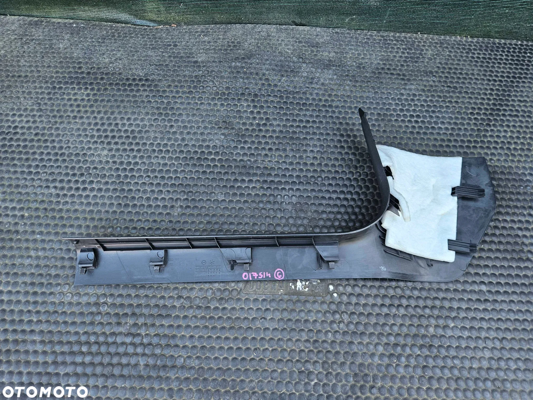 Oslona Slupka Progu Plastik Konsola Tapicerka Poszycie Wnetrza Czarne AUDI A4 B8 Sedan Kombi - 25