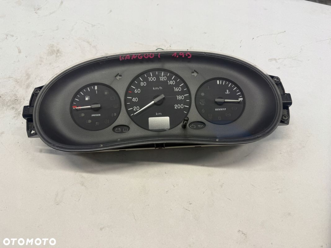 RENAULT KANGOO I LIFT 1.9D LICZNIK ZEGARY 8200133491A - 1