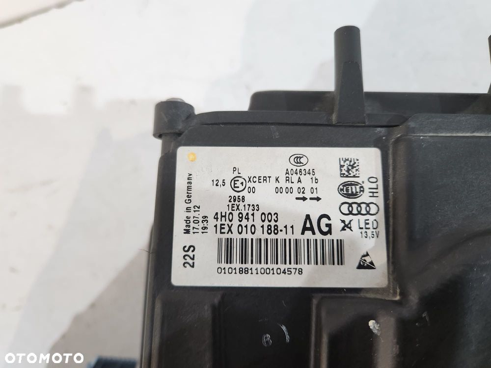 AUDI A8 D4 Lampa przednia Full Led Lewa - 17249 - 10