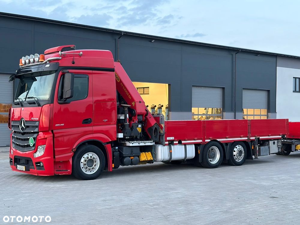 Mercedes-Benz Actros 2545 Palfinger 53002-SH Óś Skrętna Podwieszana Stan Idealny - 2