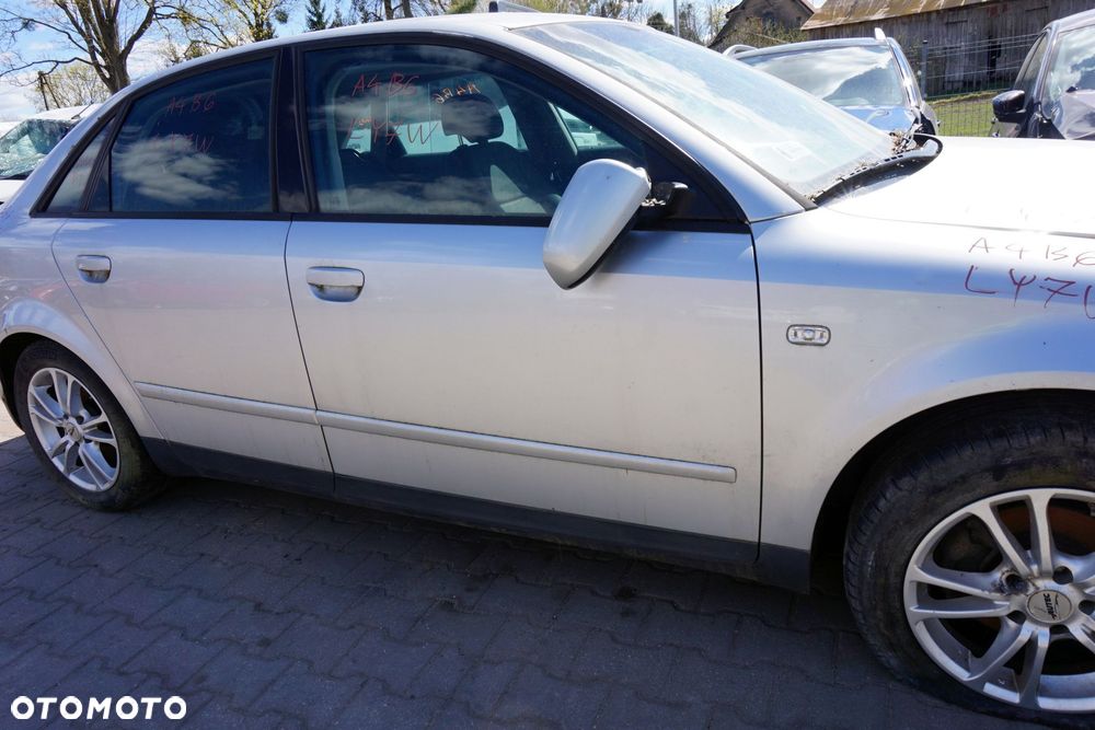 DRZWI PRZEDNIE PRAWE A4 B6 SEDAN LY7W  SREBRNY AUDI 2000-2006 - 4