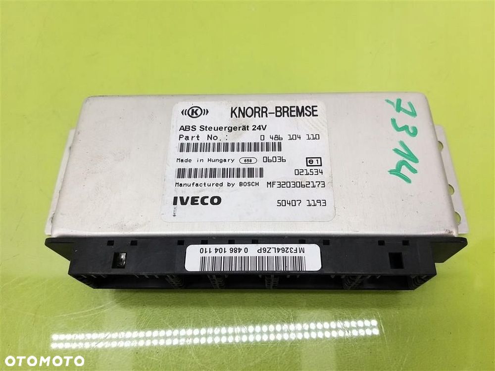 Moduł sterownik ABS Iveco Euro cargo I 1991–2002 0486104110 MF3215040297 - 1