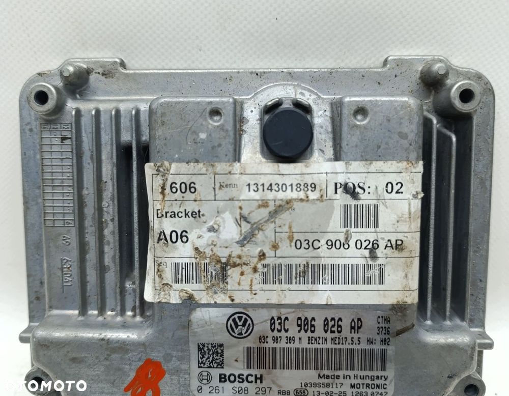 KOMPUTER SILNIKA STEROWNIK VW SHARAN 03C906026AP - 3