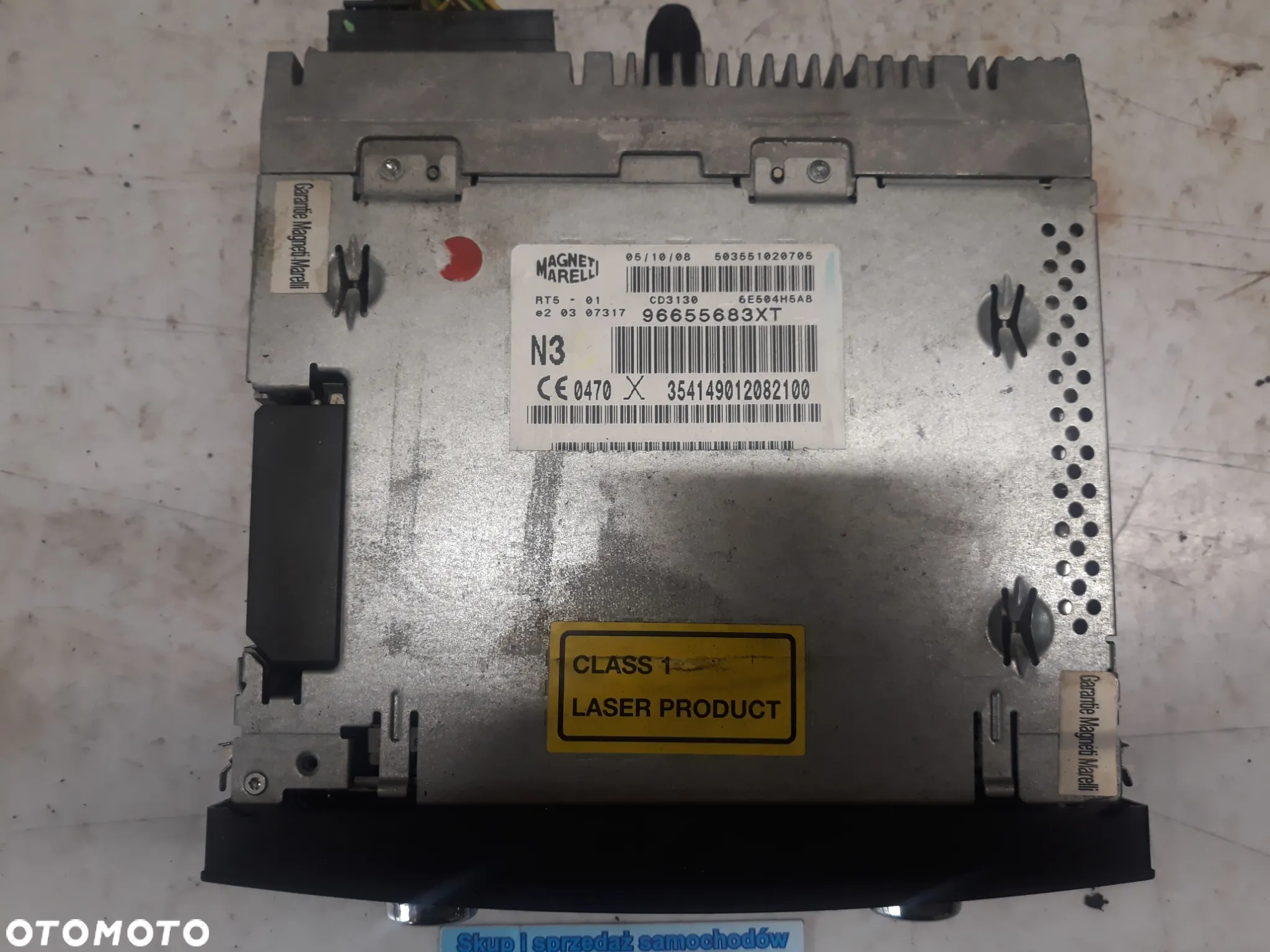 RADIO NAWIGACJA CITROEN C4 GRAND PICASSO 2008r  96655683XT - 2