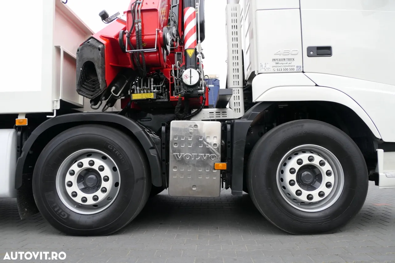 Volvo FH 460 / 8X4 / PLATFORMA + HDS FASSI F455 / 17 M RAZA / CAPACITATE MAX 13,5 T / RADIO CONTROL - 19