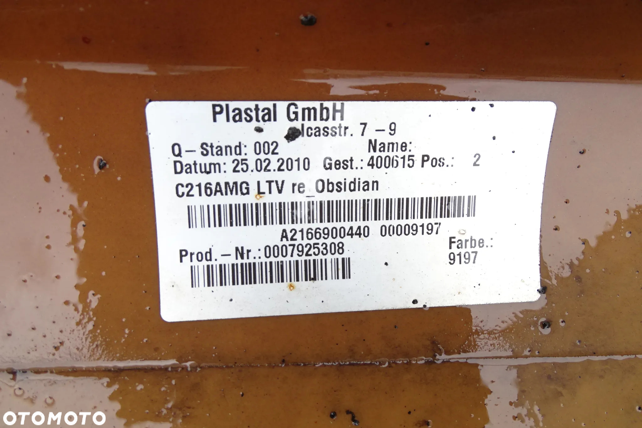 CL AMG W216 LISTWA PROGOWA PRAWA A2166900440 C197 - 6